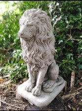 Large Proud Lions Statue Stone