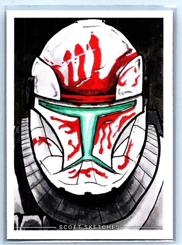 Clone trooper sev sketch card - trooper,