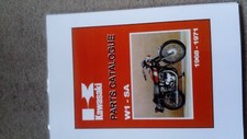  Parts Catologue for Kawasaki W1- SA 1968-1971 (early W650)