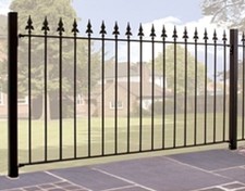 WROUGHT IRON METAL FENCING