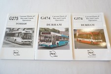PSV Circle G275 G474 G574 Cleveland & Durham Bus Coach Fleet List Book x3