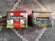 Taylors of Harrogate Gruffalo & Gold Yorkshire Tree Tea Caddy Collectible Tin  