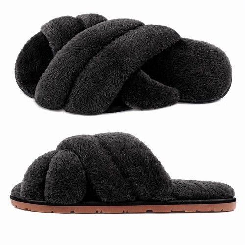 Womens fluffy cross band - womens,