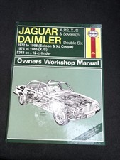 Jaguar XJ 12 Haynes Manual - Free Postage 