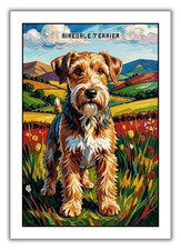 Airedale Terrier A4 vibrant