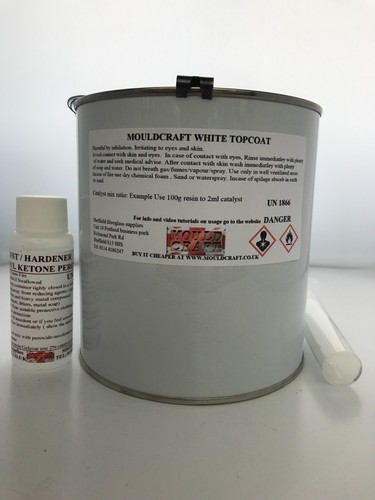 White topcoat 5kg - kit, uses
