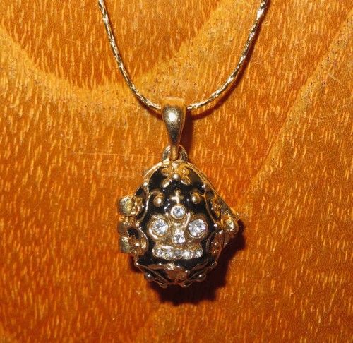Egg pendant black - egg,