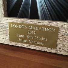 Square Corner Engraved Plaque