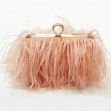 Luxury Ostrich Feather Bag