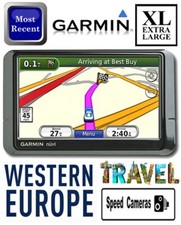 GARMIN 205W 255W SAT NAV 2025 UK WESTERN EUROPE 2025 SPEED CAMERAS
