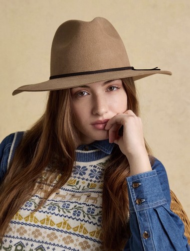 Joules 100 wool fedora - joules,