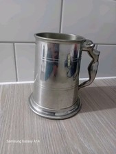 Pewter Tankard 1 Pint Plain