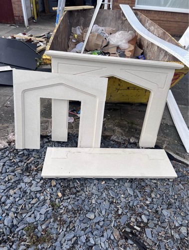 Gas fireplace and surround - gas,