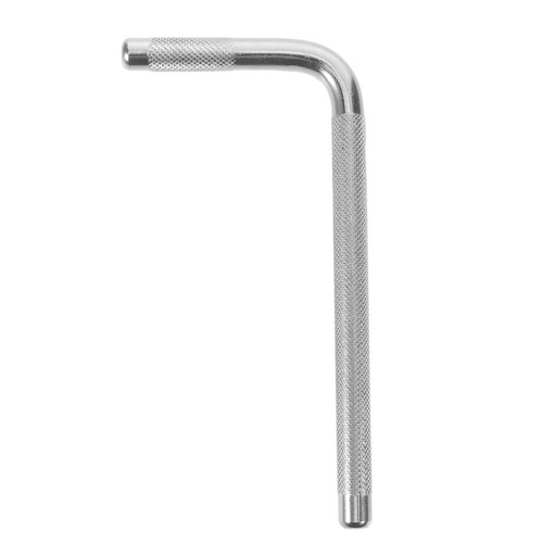 Silver metal cowbell - silver,