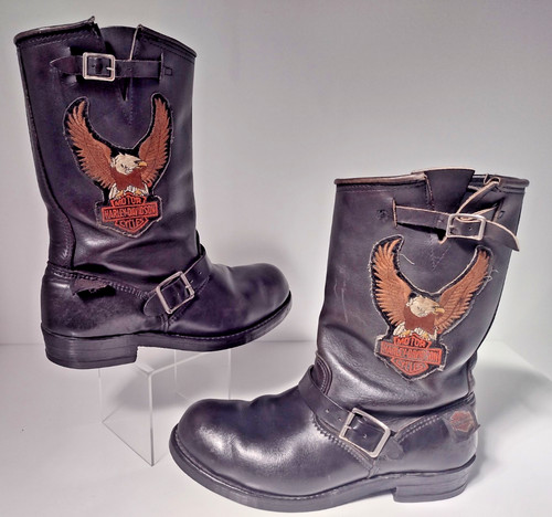 Harley davidson black leather - harley,