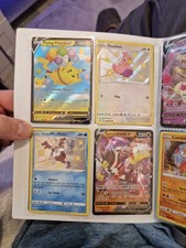 Mixed Pokemon Folder - 100+ Cards - including V Rare Holo Cards