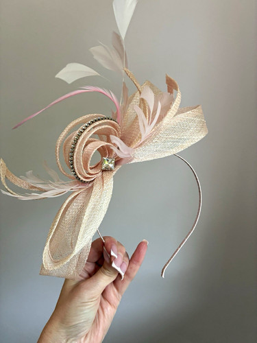 Beige pink white - beige,