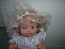 PRETTY FAMOSA SPANISH ARTIST DOLL HB SLEEP EYES 16" DRINK/WET DOLL DRESS REBORN