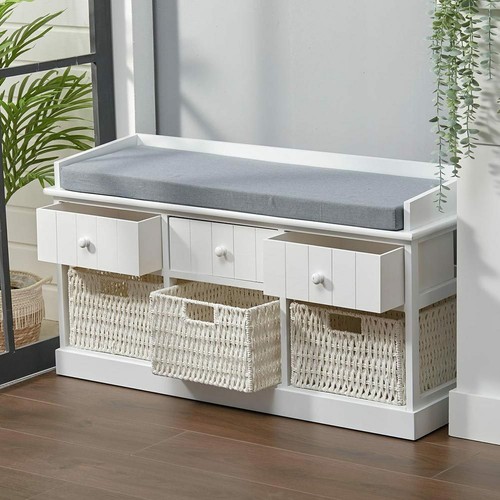 Shoe bench hallway wooden - bench,