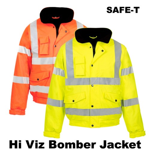 Viz yellow orange bomber - hi-viz,