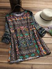 Zanzea Long Sleeve Top Vintage