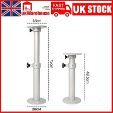 Table Pedestal Telescopic Furniture Leg RV Marine Boat Caravan Motorhome Silver