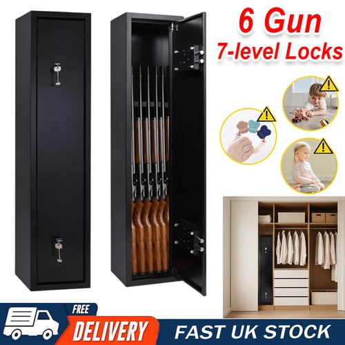 Gun cabinet lockable safe - 6,