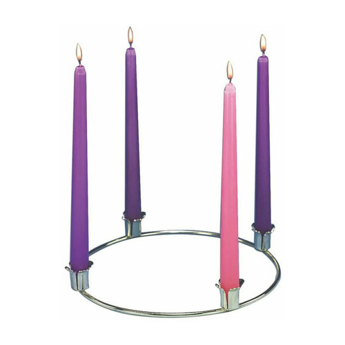 Brass advent wreath - advent, 10
