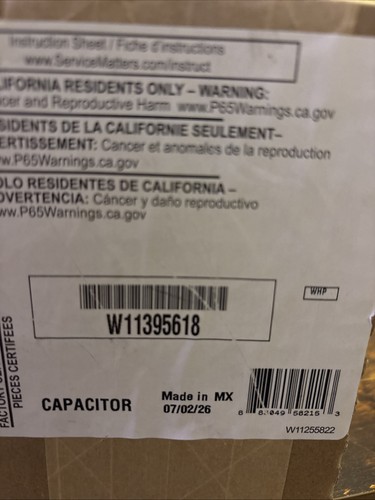 New genuine oem whirlpool - new,
