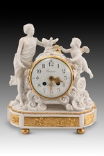 Louis XVI style mantel clock