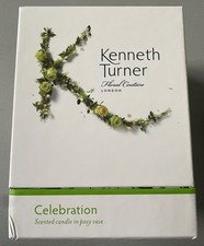 Kenneth Turner Celebration Scented Candle in Posy Vase 200g BNIB FreeP&P RRP £38