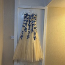 Grace Karin Blue and Cream