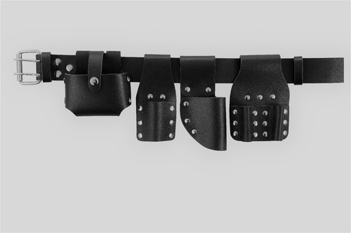 Leather tool belt - leather, |