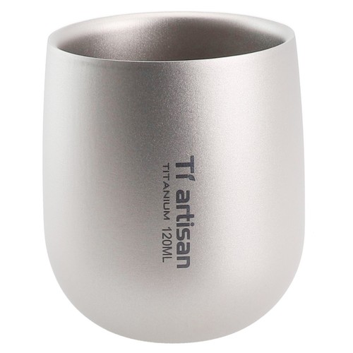 Titanium double wall mug - wall,
