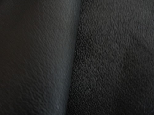 Jet black pigskin leather - black,