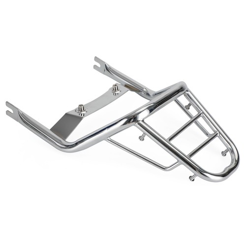 Rear rack chrome luggage - rear,