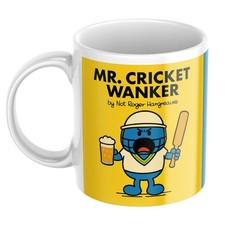Funny Mug For Him Cricket Fan Mr Cricket Wanker Gift Mug Cricketer, Player Gift