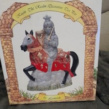 Leonardo Collection Novelty Teapot Knight and Horse Excellent Condition Boxed