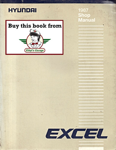 1987 hyundai excel shop - 1987,