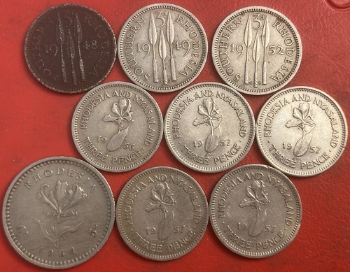 Rhodesia nyasaland 8x - rhodesia,