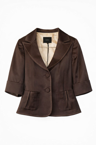 Coast brown satin - brown,