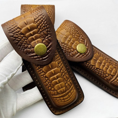Leather sheath belt - sheath,