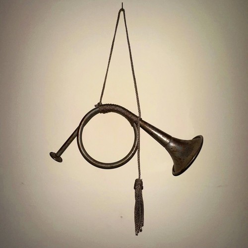 Vintage french hunting horn - vintage,