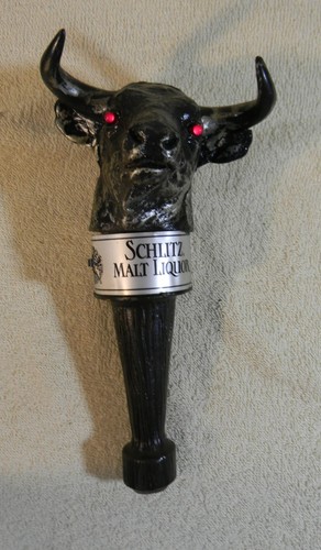 Schlitz malt liquor bull - schlitz,