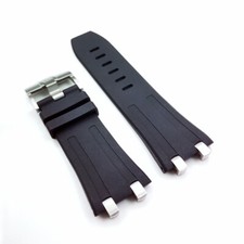 28mm Black Rubber 24mm Silver