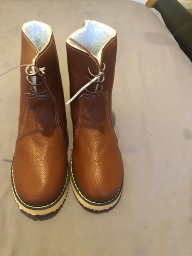 Leather rusty brown ankle - rusty,