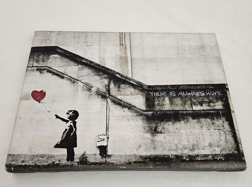 Banksy red balloon girl - banksy, 10"x7"