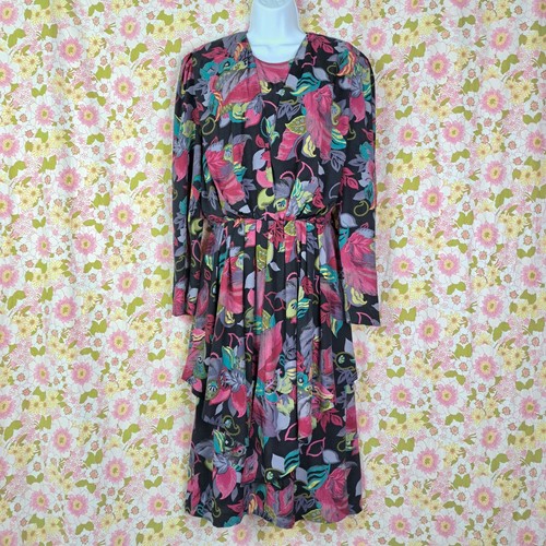 Vintage floral dress cross - vintage,