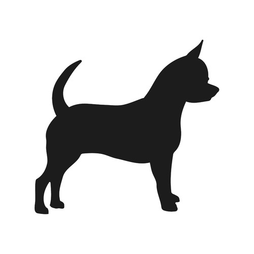 Chihuahua vinyl decal car - chihuahua,
