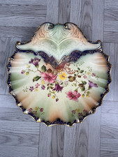 Carlton ware shell shaped dish - carlton, shell-shaped